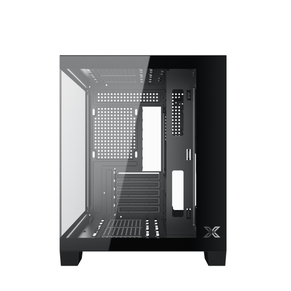  Thùng máy Xigmatek Aqua ML (EN90038) ATX (Chưa Kèm Fan) | M-ATX/Mini-ITX, Kính cường lực, Đen 
