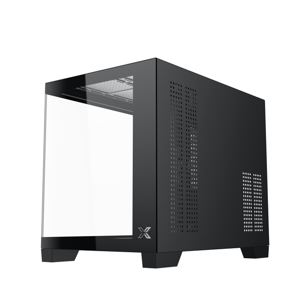  Thùng máy Xigmatek Aqua ML (EN90038) ATX (Chưa Kèm Fan) | M-ATX/Mini-ITX, Kính cường lực, Đen 
