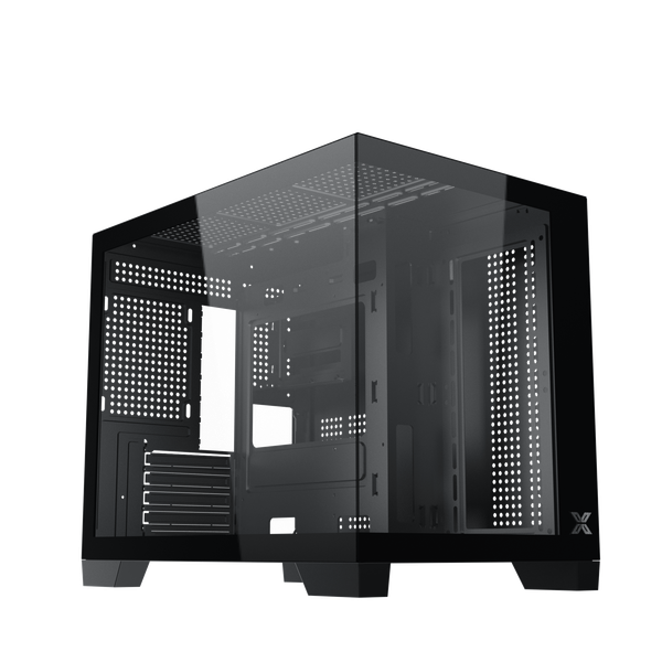  Thùng máy Xigmatek Aqua ML (EN90038) ATX (Chưa Kèm Fan) | M-ATX/Mini-ITX, Kính cường lực, Đen 