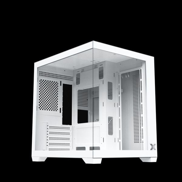  Thùng máy Xigmatek Aqua MS Arctic (EN90069) (Chưa kèm Fan) | M-ATX/ITX, Trắng 