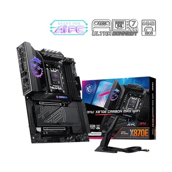  Mainboard (AMD) MSI MPG X870E CARBON MAX WIFI | AM5, ATX, 4 khe DDR5 