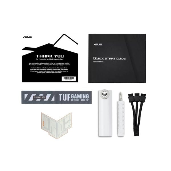  Card màn hình NVIDIA GeForce RTX 5070 Ti ASUS TUF OC White Gaming | 16GB GDDR7, White Edition (TUF-RTX5070TI-O16G-WHITE-GAMING) 