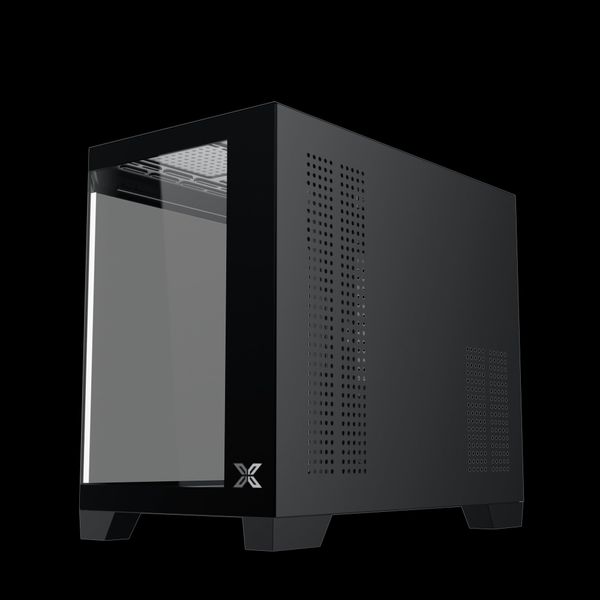  Thùng máy Xigmatek Aqua MS (EN90052) (Chưa kèm Fan) | M-ATX/ITX, Đen 