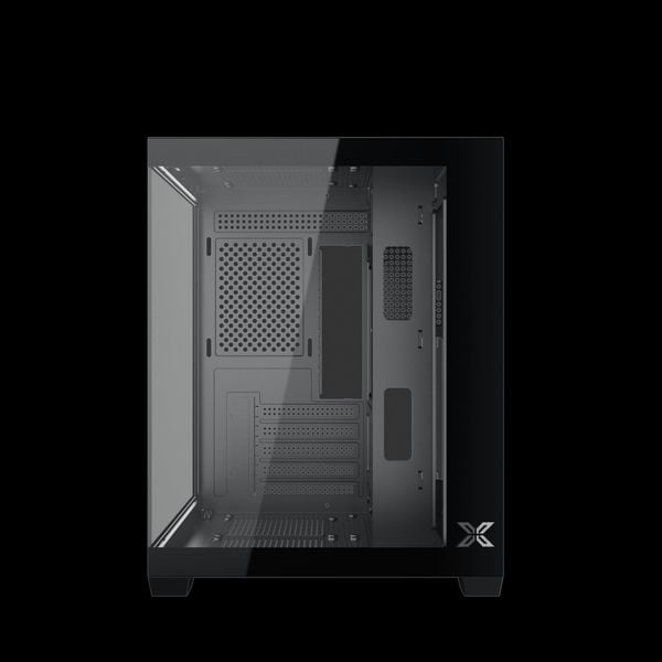  Thùng máy Xigmatek Aqua MS (EN90052) (Chưa kèm Fan) | M-ATX/ITX, Đen 