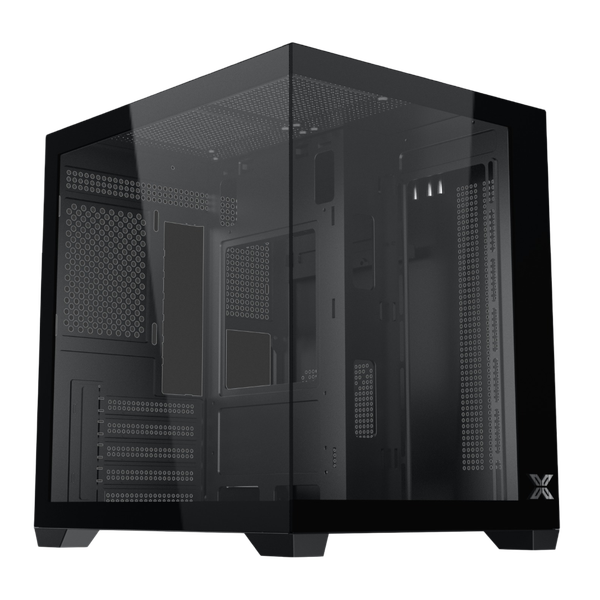  Thùng máy Xigmatek Aqua MS (EN90052) (Chưa kèm Fan) | M-ATX/ITX, Đen 