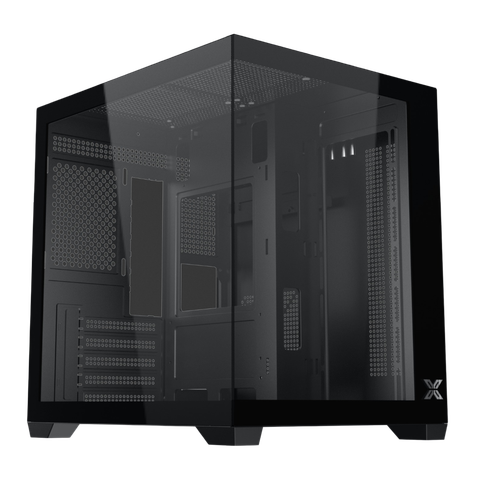 Thùng máy Xigmatek Aqua MS (EN90052) (Chưa kèm Fan) | M-ATX/ITX, Đen