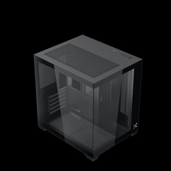  Thùng máy Xigmatek Aqua MS (EN90052) (Chưa kèm Fan) | M-ATX/ITX, Đen 