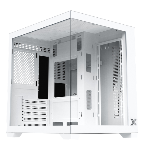 Thùng máy Xigmatek Aqua MS Arctic (EN90069) (Chưa kèm Fan) | M-ATX/ITX, Trắng