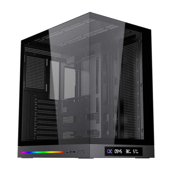  Thùng máy Xigmatek Cloud Digital (EN90748) | Không kèm Fan, Đen 