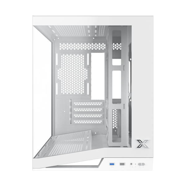  Thùng máy Xigmatek Dynamic ML M-ATX (Không Kèm Fan) (EN91141) | Micro-ATX, Mini-ITX, GPU 410mm, Trắng 
