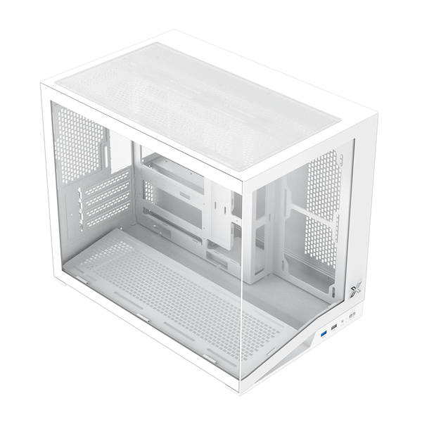  Thùng máy Xigmatek Dynamic ML M-ATX (Không Kèm Fan) (EN91141) | Micro-ATX, Mini-ITX, GPU 410mm, Trắng 
