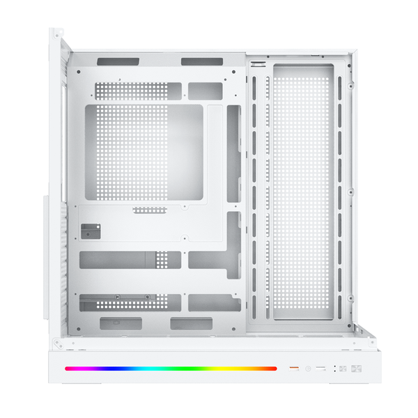  Thùng máy Xigmatek Ocean II Digital ATX Arctic (EN90717) | Không kèm Fan, Trắng 