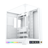  Thùng máy Xigmatek Ocean II Digital ATX Arctic (EN90717) | Không kèm Fan, Trắng 