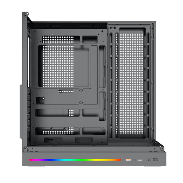  Thùng máy Xigmatek Ocean II Digital ATX (EN90700) | Không kèm Fan, Đen 