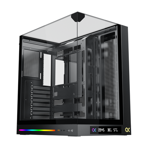 Thùng máy Xigmatek Ocean II Digital ATX (EN90700) | Không kèm Fan, Đen