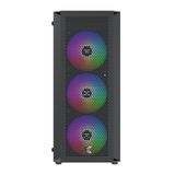  Thùng máy Xigmatek Star 3F (EN90649) F-ATX | Kèm sẵn 3 Fan, Đen 