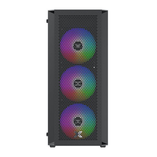  Thùng máy Xigmatek Star 3F (EN90649) F-ATX | Kèm sẵn 3 Fan, Đen 