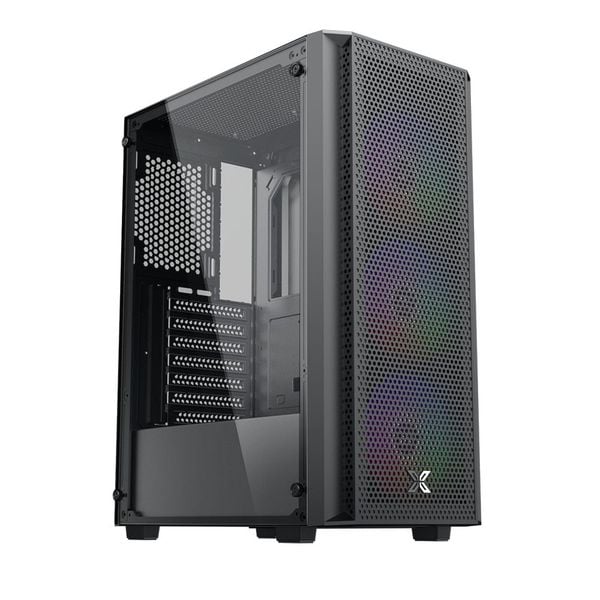  Thùng máy Xigmatek Star 3F (EN90649) F-ATX | Kèm sẵn 3 Fan, Đen 