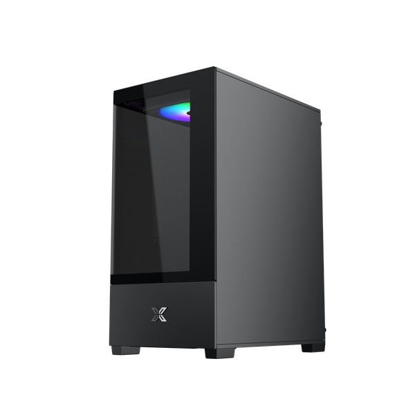  Thùng máy Xigmatek View III 3F | M-ATX/Mini-ITX, 2 Mặt Kính Cường Lực, Đen 
