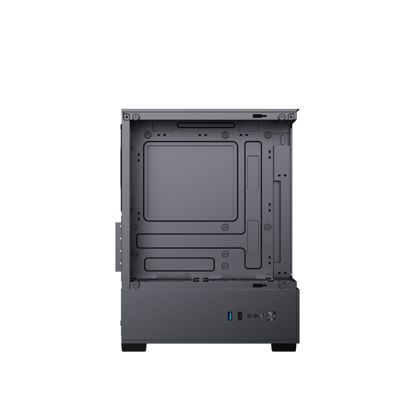  Thùng máy Xigmatek View III 3F | M-ATX/Mini-ITX, 2 Mặt Kính Cường Lực, Đen 