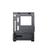  Thùng máy Xigmatek View III | M-ATX/Mini-ITX, 2 Mặt Kính Cường Lực, Đen 