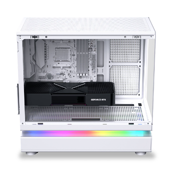  Thùng máy XIGMATEK WIND M 3AF ARCTIC EN90342 | M-ATX/ITX, Kèm 3 Fan, Trắng 