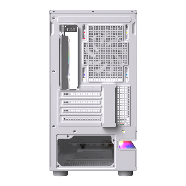 Thùng máy XIGMATEK WIND M 3AF ARCTIC EN90342 | M-ATX/ITX, Kèm 3 Fan, Trắng 