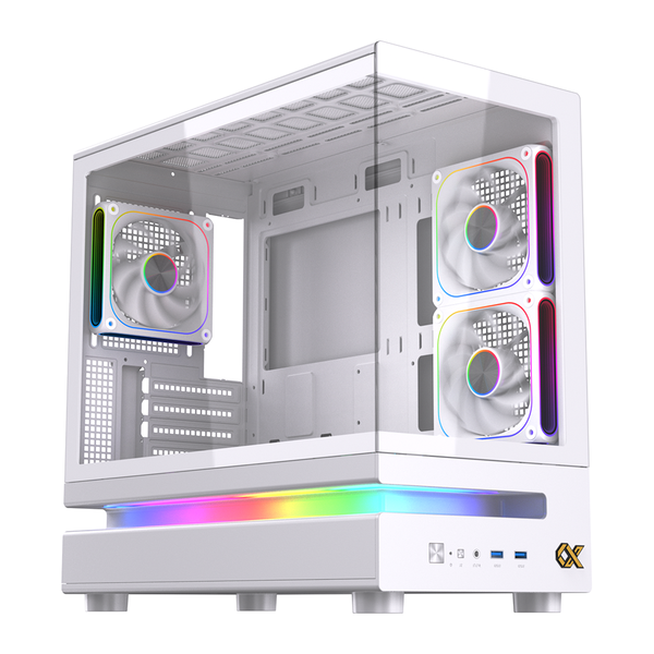  Thùng máy XIGMATEK WIND M 3AF ARCTIC EN90342 | M-ATX/ITX, Kèm 3 Fan, Trắng 