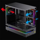  Thùng máy XIGMATEK WIND M 3AF EN90335 | M-ATX/ITX, Kèm 3 Fan, Đen 