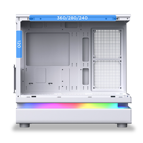  Thùng máy XIGMATEK WIND M ARCTIC EN90366 (Không Kèm Fan) | M-ATX/ITX, Trắng 
