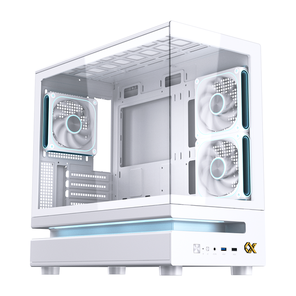  Thùng máy XIGMATEK WIND M ARCTIC EN90366 (Không Kèm Fan) | M-ATX/ITX, Trắng 