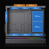  Thùng máy XIGMATEK WIND M - EN90359 (Không Kèm Fan) | M-ATX/ITX, Đen 