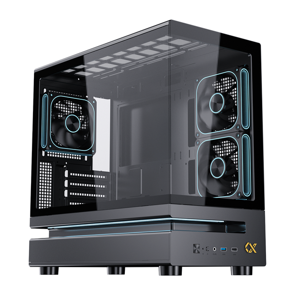  Thùng máy XIGMATEK WIND M - EN90359 (Không Kèm Fan) | M-ATX/ITX, Đen 