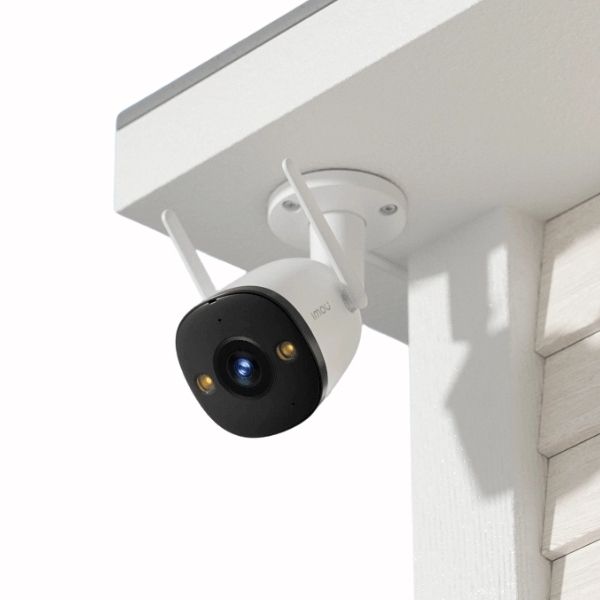  Camera WiFi ngoài trời IMOU Bullet 2E F32FP | 3MP, 2K, Hồng ngoại, Đàm thoại 