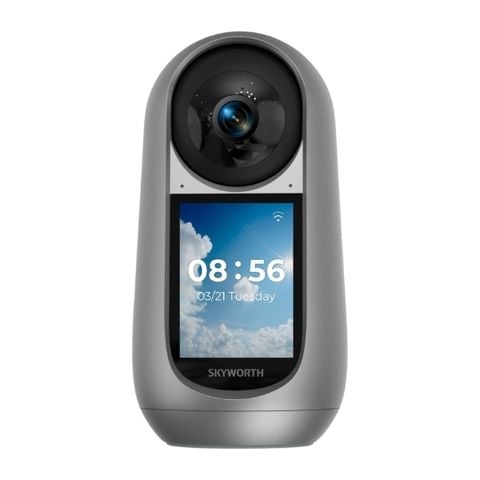 Camera WiFi trong nhà Skyworth A50 | 2MP, Full HD, Hồng ngoại, 360°, Đàm thoại