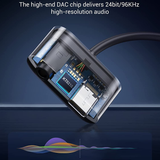  Cáp chuyển USB sang 3.5mm và USB Type-C Ugreen 80897 | USB 2.0, DAC, Hỗ trợ Mic, Điều khiển âm lượng 