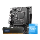  Combo CPU I3 12100F Box CH và Mainboard Msi H610M-E D4 