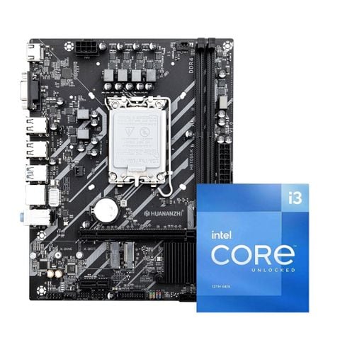 COMBO CPU I3 12100F Box CH - Mainboard Asus H610M-K HNZ