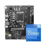  COMBO CPU I3 12100F Box CH - Mainboard Asus H610M-E MSI 