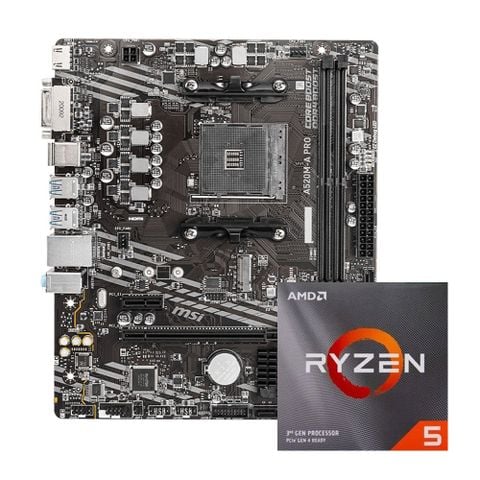 COMBO AMD Ryzen 5 3400G - MSI A520M-A PRO