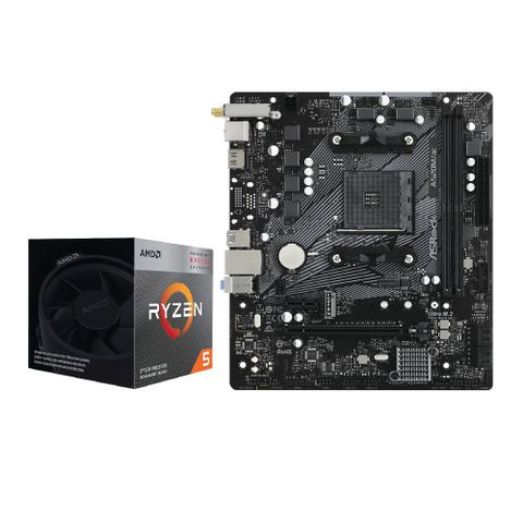 COMBO AMD R5 3400G - ASROCK A520M/AC