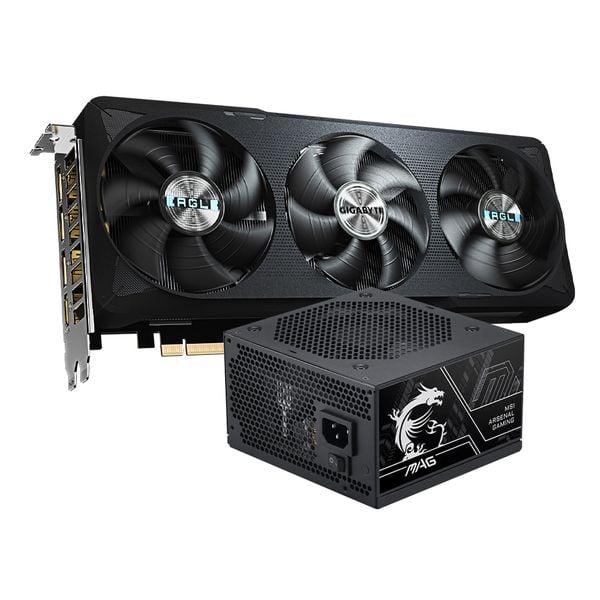  COMBO VGA 5070 GIGA - NGUỒN MSI MAG A750BNL 