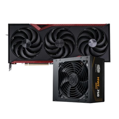 COMBO VGA 5070TI CLF BATTLE X - NGUỒN MSI COOLER MASTER 750W MWE