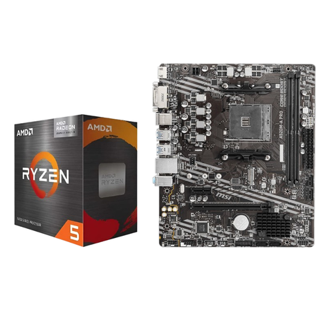 COMBO CPU AMD R5 5600G - MSI A520M-A PRO