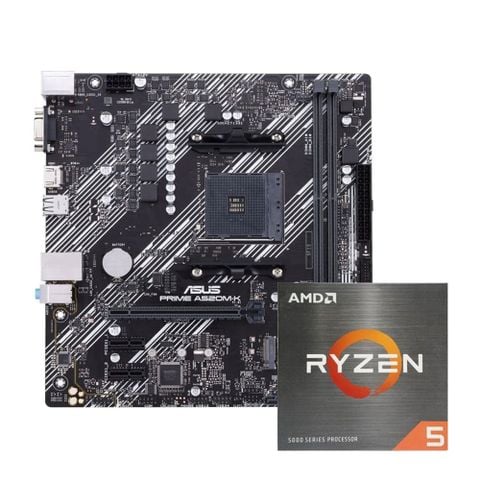 COMBO AMD Ryzen 5 5600GT - ASUS A520M-K PRIME