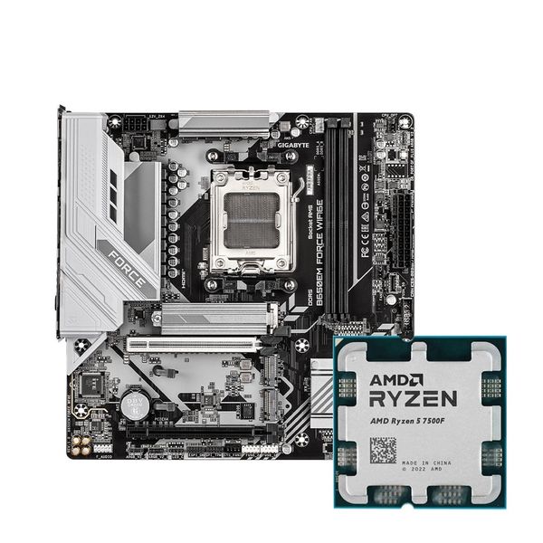  COMBO AMD Ryzen 5 7500F - GIGABYTE B650EM FORCE WIFI 6E 