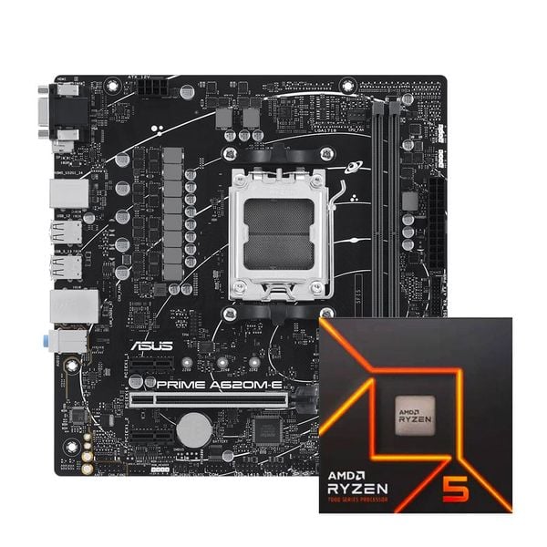  COMBO AMD Ryzen 5 7600 - ASUS A620M-E PRIME 