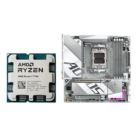 COMBO AMD Ryzen 7 7700 - GIGABYTE B850M AORUS ELITE ICE WIFI 6