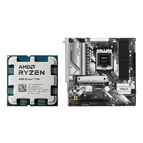 COMBO AMD Ryzen 7 7700 - ASRock B650M Pro RS Wifi