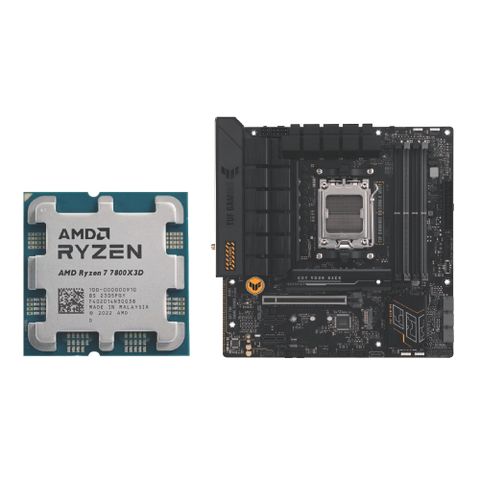 COMBO AMD R7 7800X3D - ASUS B650M-E TUF GAMING PLUS WIFI